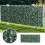 Outsunny Outsunny Artificial Leaf Hedge Privacy Screen Roll Garden Fence Panel 1m x 2.4m 6