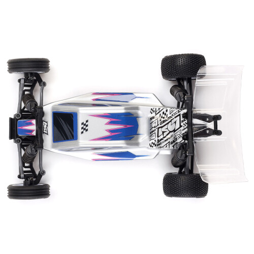 Losi Micro-B 2WD Buggy RTR 1:24 RC Car - Silver 2