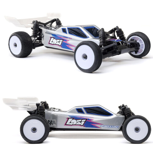 Losi Micro-B 2WD Buggy RTR 1:24 RC Car - Silver 1