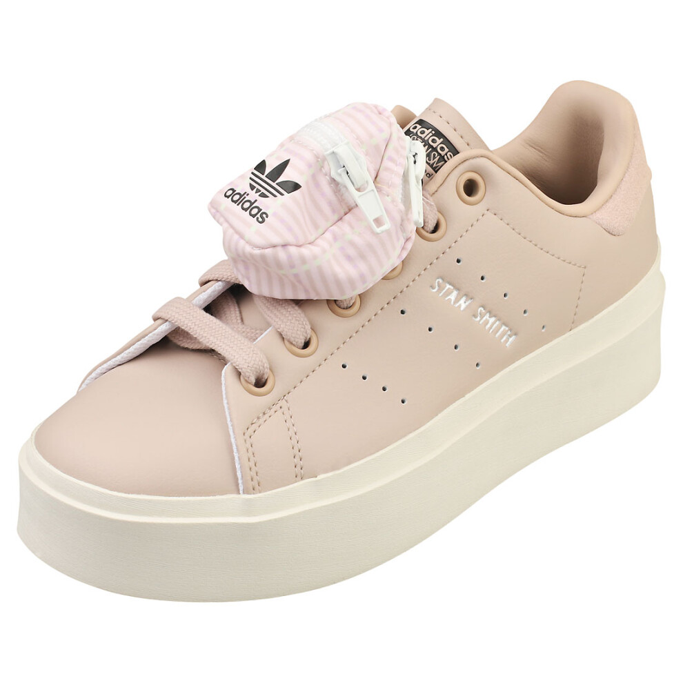 (3.5) adidas Stan Smith Bonega Womens Fashion Trainers in Wonder Quartz