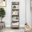 Mercers Furniture Corona Grey Wax Ladder Bookcase 3
