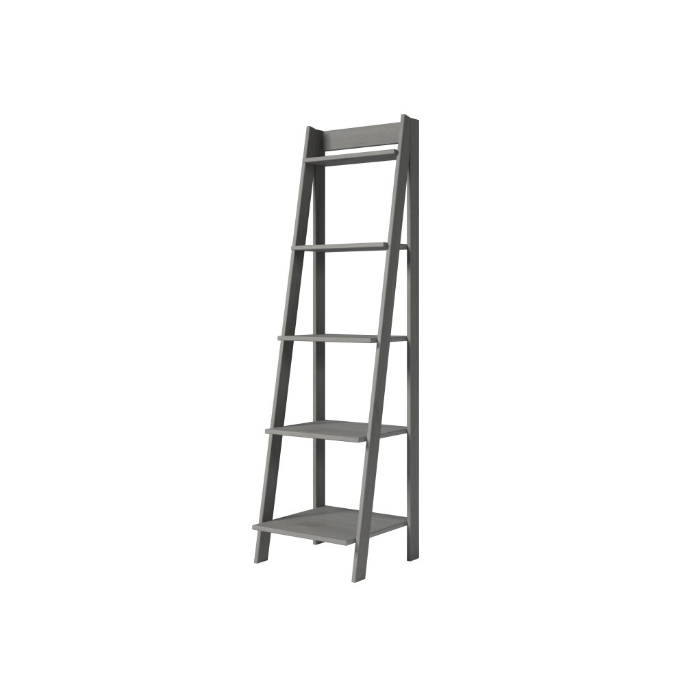 Mercers Furniture Corona Wax Ladder Bookcase Grey