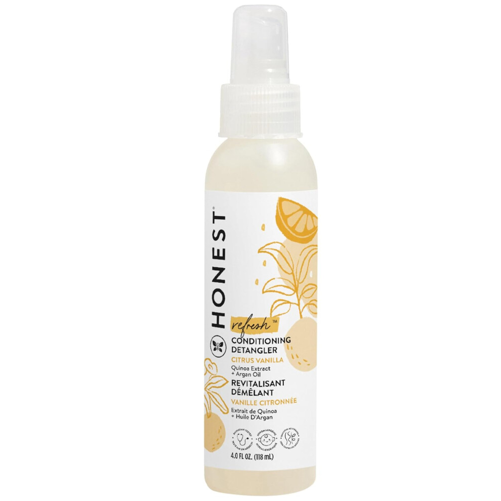 The Honest Company Orange Conditioning Detangler Sweet Vanilla- 4Oz