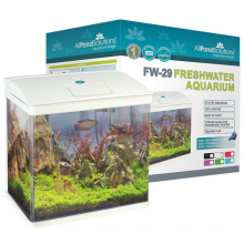 (Black) AllPondSolutions Small 29 Litre Nano Fish Tank