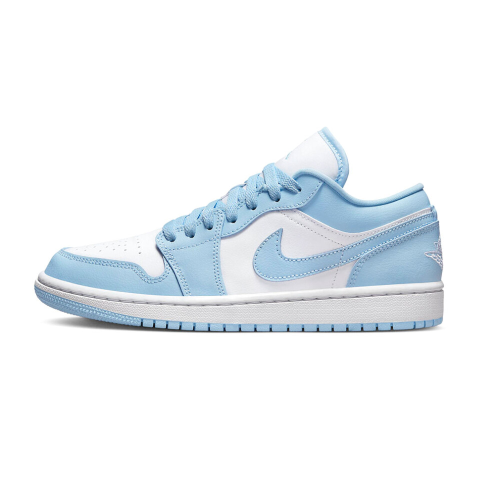 (EUR:36.5) Nike Air Jordan 1 Low White Ice Blue Women Men Shoes