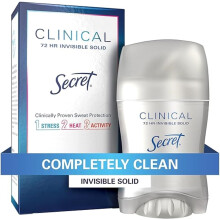 Secret Clinical Strength Invisible Solid Women's Deodorant- 1.6Fl.OZ.