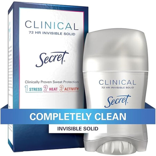 Secret Clinical Strength Invisible Solid Women's Deodorant- 1.6Fl.OZ.