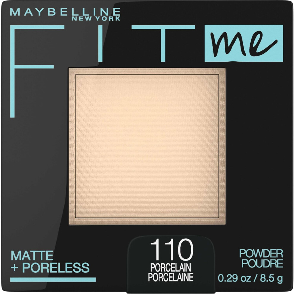 MAYBELLINE Fit Me Matte + Poreless Powder- Porcelain 110