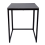Set of 2 Grey Marble Effect Nesting Tables - Metal Frame Coffee Side Tables 3