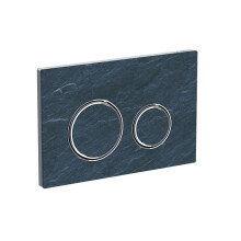 Geberit Sigma21 Toilet Dual Flush Plate Mustang Slate Stone/Chrome 115.884.JM.1