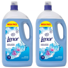 Lenor Spring Awakening Fabric Conditioner - 236 Washes, Pack of 2 (4L)