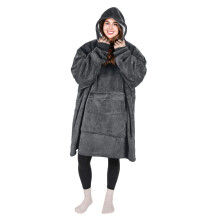 Tirrinia - Manta portαtil con capucha de gran tamaρo para adultos, regalo con estampado de caballo, sudadera Sherpa para familiares y amigos. Tal