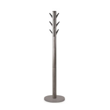 Umbra Flapper Coat Rack Clothing Hanger Umbrella Holder and Hat Organizer for Entryway Grey