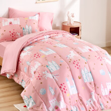 SLEEP ZONE Conjunto de Edredón Infantil Tamaño Full/Queen - Suave y Bonito Impreso 3 Piezas Todo el Año