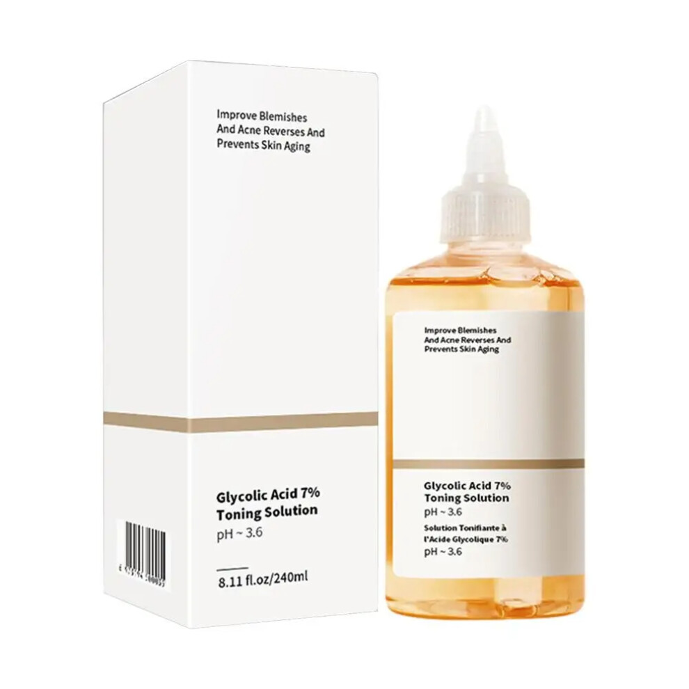 240ml Glycolic Acid 7% Toning Solution Ordinary Acne Remover Lifting Firming Wrinkles Glowing Facial Care