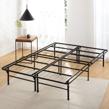 ZINUS SmartBase Heavy Duty Mattress Foundation 14 Inch Metal Platform Bed Frame No Box Spring Needed Sturdy Steel Frame