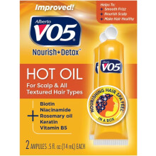 V05 Moisturizing Hot Oil- 2 tubes- 5Fl.Oz