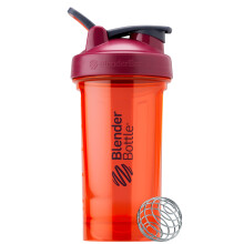 BlenderBottle Shakerflaska Pro Series Perfekt för Proteinshakes, 24-Ounce, Full-Färgad Korall