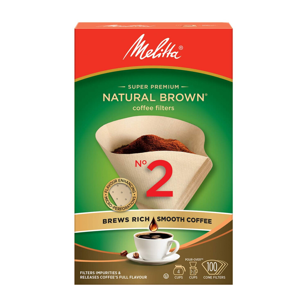 Melitta 622850 2 Cone PA2100 NB Filter Paper  Green