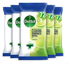 Dettol Antibacterial Surface Cleaning Disinfectant Wipes,360 Wipes