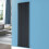 NES Home Vertical Designer Radiator 1800 X 546 mm Single Flat Panel Black 1