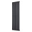 NES Home Vertical Designer Radiator 1800 X 546 mm Single Flat Panel Black 4