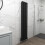 NES Home Traditional Radiator 1800 X 380 mm Vertical Triple Column Matte Black 1