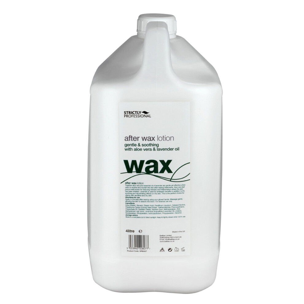 Strictly Professional After Wax Lotion Aloe Vera & Lavender 4 Litre