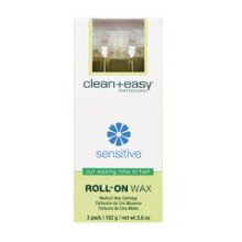 Clean+Easy Sensitive Roll-On Wax Refill Cartridge Medium (3)