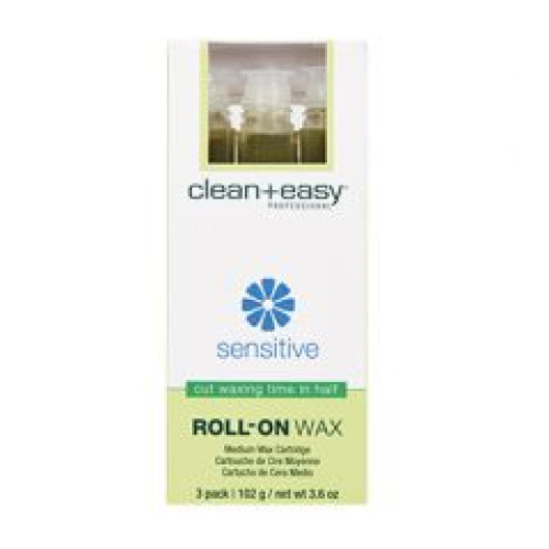 Clean+Easy Sensitive Roll-On Wax Refill Cartridge Medium (3)