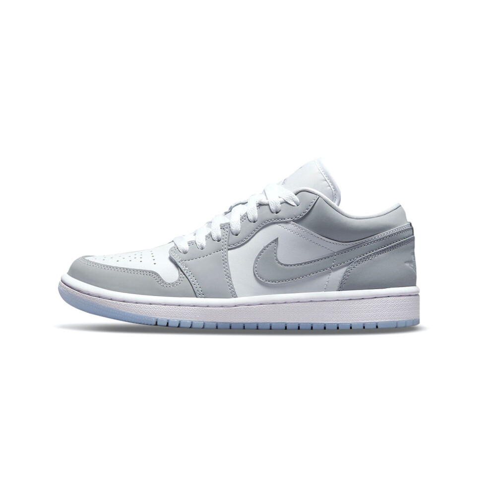 (EUR: 36.5) Nike Jordan 1 Low White Wolf Grey DC0774-105 Women Men Shoes