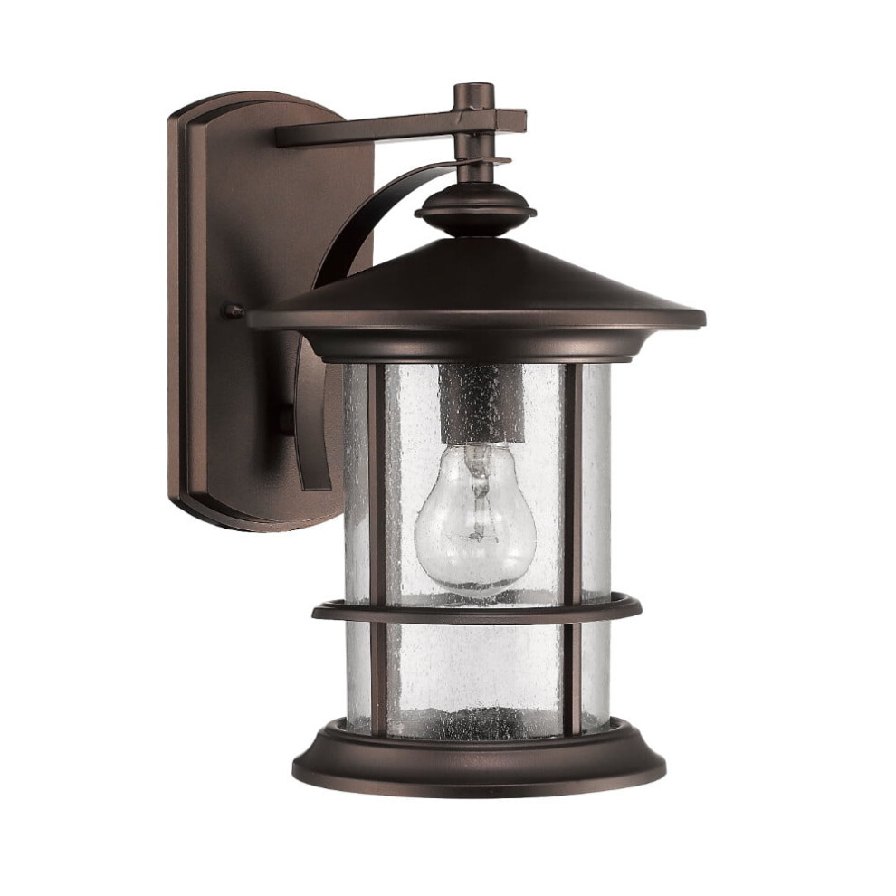 chloe cH20152RB13OD1 Lighting Ashley Superiora Transitional 1 Light Rubbed Bronze Outdoor Wall Sconce  Oil Rubbed Bronze