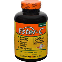 American Health, Ester-C avec Bioflavonoïdes d'Agrumes, 500 mg, 240 Capsules Végétariennes