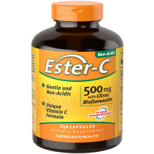 American Health, Ester-C avec Bioflavonoïdes d'Agrumes, 500 mg, 240 Capsules