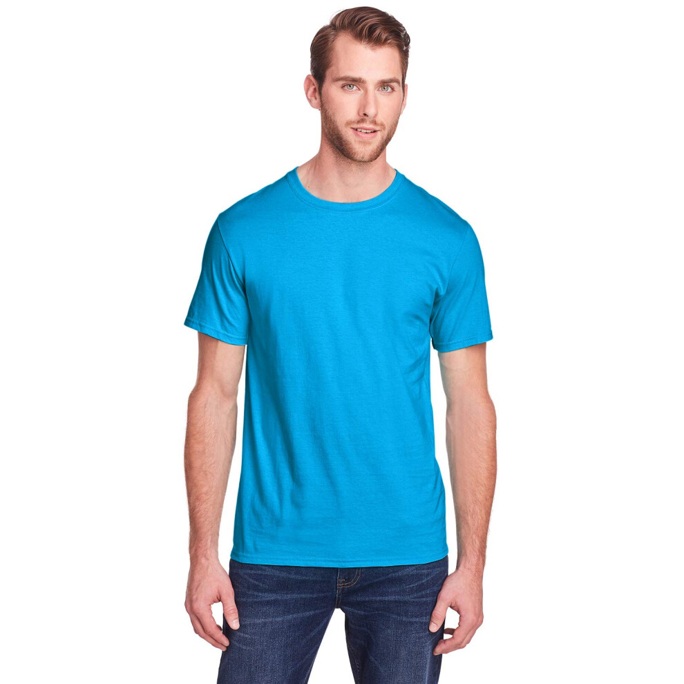 Fruit of the Loom Unisex Iconic TShirt  S  Pacific Blue