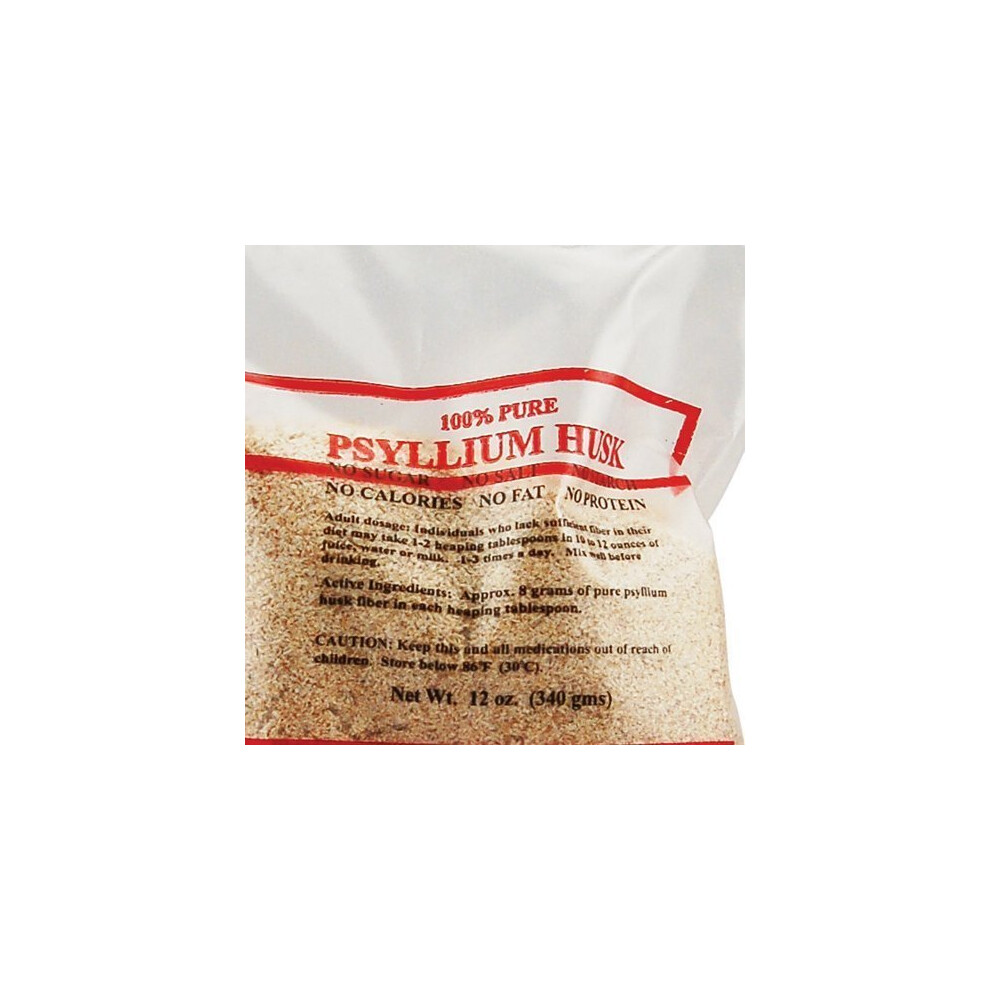 Health Plus Psyllium Husk Bag 12 Oz