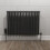 NES Home Traditional Radiator 600 x 828 mm Horizontal Double Column Matte Black 2