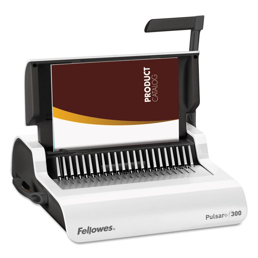 Fellowes 5006801 Comb Binding Machine  300 Sht Cap  White