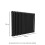NES Home Traditional Radiator 600 x 828 mm Horizontal Double Column Matte Black 6