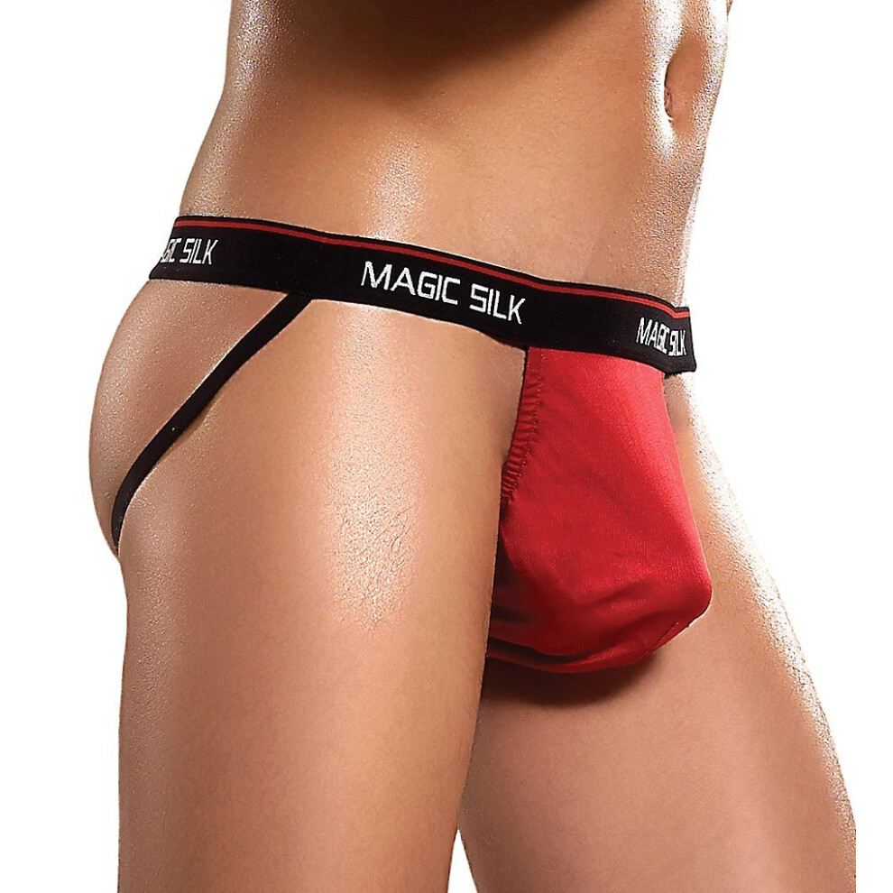 Jock Strap Magic Silk Rouge Petit/Moyen