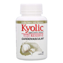 Kyolic, Extrait d'Ail Vieilli, Réserve, 60 Capsules