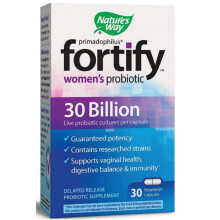 Nature's Way, Fortify, Frauen-Probiotikum + Präbiotika, Tägliche Pflege, 30 Milliarden, 30 magensaftresistente Kapseln