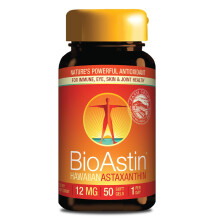 NUTREX HAWAII BioAstin Hawaiian Astaxanthin 12mg 50 Softgels FarmDirect Premium Antioxidant Supplement to Support Eye Ski
