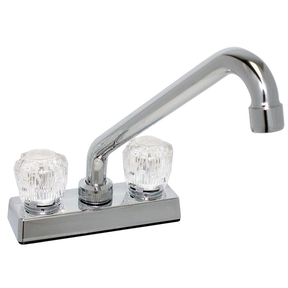 Phoenix Faucets PF211304 Dual Handle 4 Bar Deck Faucet  8 HiRise Tubular Spout  Acrylic