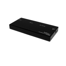 StarTechcom HDMI Splitter 1 In 2 Out  1080p  2 Port  Signal Amplifier  Rugged  HDMI Multi Port  HDMI Audio Splitter ST12