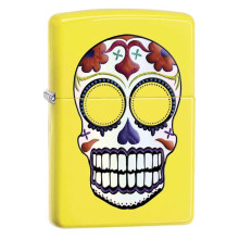 Accendino Zippo Sugar Skull Lemon Matte, Taglia Unica (2001460)