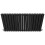 NES Home Horizontal Double Flat Panel Matte Black Designer Radiator 600 X 1158mm 4