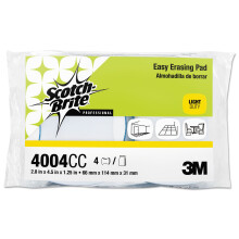 Almohadilla de Borrado Fácil 3M Scotch Brite, 2.8 x 4.5 x 1.2 pulgadas - 12 por caja.