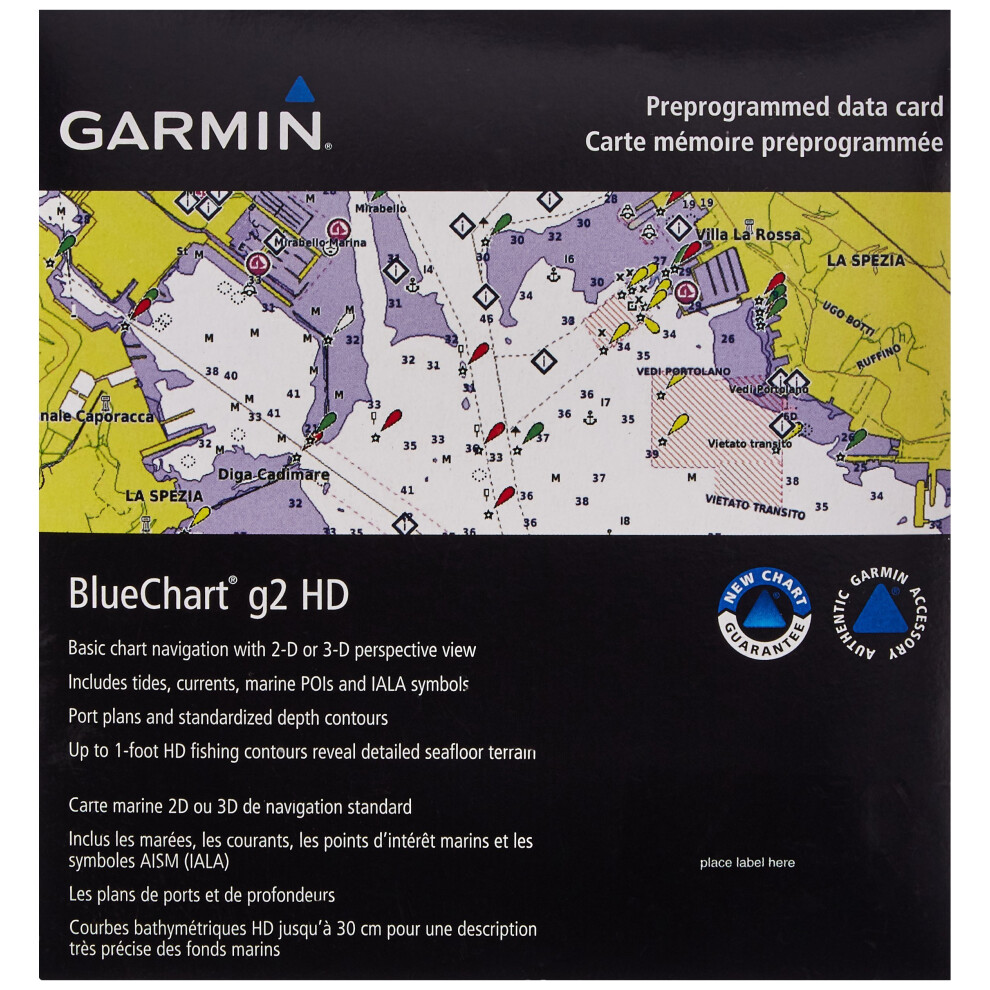 Garmin BlueChart g2 Southeast Caribbean Saltwater Map microSD Card