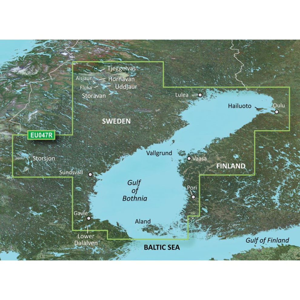 Garmin VEU047R  Gulf of Bothnia  Kalix to Grisslehamn  SD Card